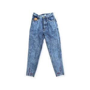 Vintage 80's 90's Bugle Boy Jeans 26x29 Stone Wash High Rise tapered Juniors 11
